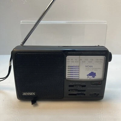 RADIO JENSEN MR-600 AM FM 7 CANALES DE BANDA METEOROLÓGICA CON ADAPTADOR DE AC ALL ALERT Foto 1 de 4
