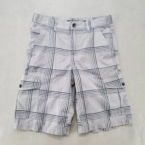 Tony Hawk Mens Chino Shorts Size 16 Plaid Gray Skateboarding Shorts - Picture 1 of 19