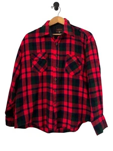 Kingsport Vintage Plaid Long Sleeve Button Down Shirt Mens Size XL - Picture 1 of 6