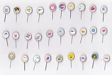 Vintage plastic AIRLINE pin badges 1960s by Berentzen Maastricht