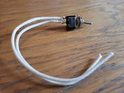 Seven Way Strat Mod Toggle Switch SPST Push-back cloth covered wire Gilmour - Image 1 of 4