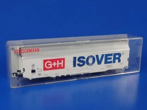 ** FLEISCHMANN - 5378 - wagon couvert transport de gros volumes Isover ** - Picture 1 of 2