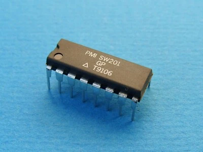 Interruptor analógico SW201GP Quad SPST JFET; DIP-16; PMI SW201 IC - 1 pieza Foto 1 de 4