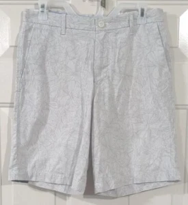 Izod ~ Sandy Bay Men's Size 30W Seersucker Shorts Tan+/white NWT - Picture 1 of 5