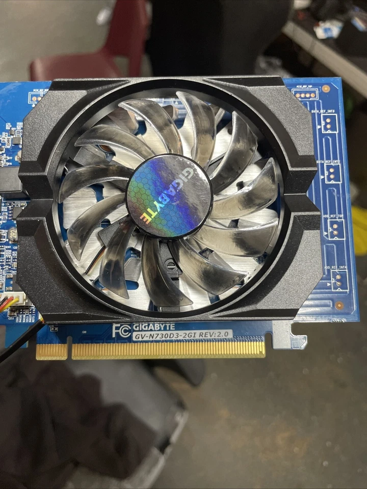 GIGABYTE GV-N730D3-2GI Graphics Card, 2GB 64-bit GDDR3, GV-N730D3-2GI - Image 1 of 4