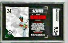 2017 Panini Chronicles Rickey Henderson SGC 9.5