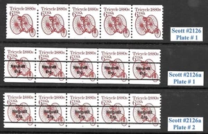 Scott # 2126-2126a 6c Tricycle PNC5s, Complete SET of 3, QUALITY! Cat- $6.00 - Picture 1 of 1