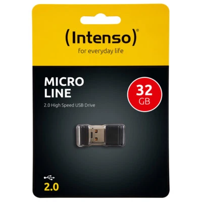 kQ Intenso Micro Line 32GB USB Stick mini USB 2.0 flash drive 32 GB Speicher - Bild 1 von 4