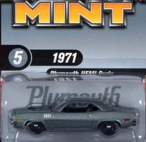 RACING CHAMPIONS 1:64 1971 PLYMOUTH HEMI CUDA NO LONGER IN PRODUCTION SEALED NEU - Bild 1 von 3
