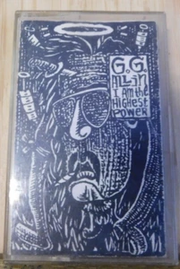 GG ALLIN-"I AM THE HIGHEST POWER" U.S. version. black flag misfits - Picture 1 of 2
