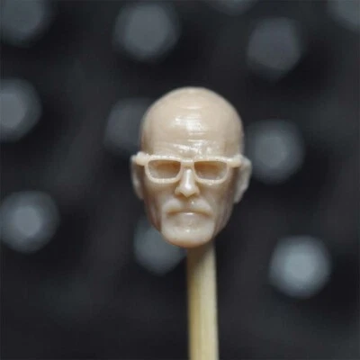 Cabeza esculpida de Heisenberg Breaking Bad 1:18 tallada para juguetes corporales figura masculina de 3,75" Foto 1 de 4