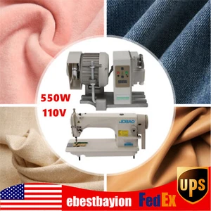 110V Foot Pedal Industrial Sewing Machine Heavy Duty Upholstery + Leather +Motor - Picture 1 of 24