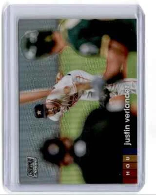 2020 Topps Stadium Club Chrome Justin Verlander Houston Astros #227 - Image 1 of 2