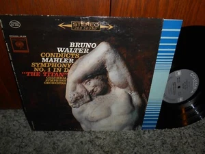 Bruno Walter Gustav Mahler Symphony No. 1 In D 1962 Columbia Stereo CLASSICAL LP - Picture 1 of 5