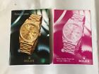 ROLEX SMALL SALES BROCHURES Price Lists - 9 off - 1996, 2000, 01, 03, 05, 06, 07
