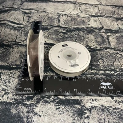 Stampin' Up EARLY ESPRESSO 134582 Seam Binding Ribbon 1/2" x 10 Yards 2 rolls - Image 1 of 4