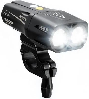 Cygolite Ranger 1800 Lumens  Endurance USB Bike Front Head Light Bright NEW! - Image 1 of 4