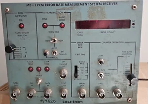 TAU-TRON MB-1 PCM FEHLERRATENMESSSYSTEM EMPFÄNGER TEILE/REPARATUR - Bild 1 von 9