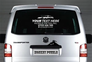 DETAIL / AUTOWASCH VINYL AUFKLEBER LOGO FÜR AUTO VAN AUFKLEBER - Bild 1 von 5