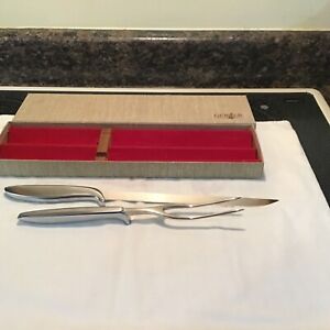 Vintage Gerber ledengary Blades Carving Set in box Balmung knife Siegrfied fork