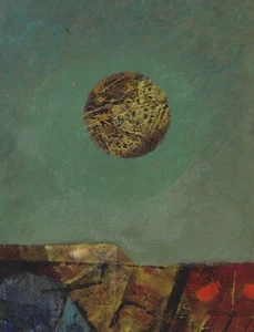 Max Ernst Surrealism Art Poster or Rolled Canvas Print "PAYSAGE AVEC LUNE" - Picture 1 of 1