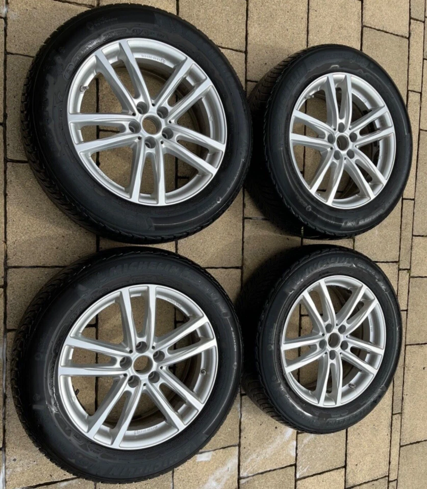 BMW X3 Winterkompletträder  Rial X10 7,0x18   Michelin 225/60 R18Pilot Alpin 5 - Bild 1 von 4