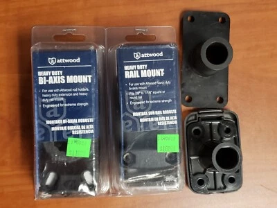 Attwood Bi-Axis Mount, Rail Mount, Rod Holder Mounting Base & Unknown Mount - Image 1 of 4