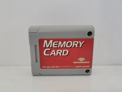 Memory Card Plus Nintendo 64 N64 Controller Pak by Performance P-302 - Image 1 of 3