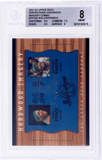 2001 Upper Deck Antoine Walker/Paul Pierce Hardwood Imagery Combo BGS 8