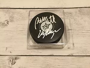 Kari Lehtonen Antti Niemi Signed Dallas Stars Hockey Puck Autographed a - Picture 1 of 1