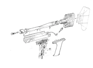 Tubo acrílico pistola de calor Shrinkfast 975 (solo 6') - parte # 106 - Imagen 1 de 3