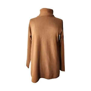 Vince leichter Rollkragenpullover aus Kaschmirmischung in Bernstein Größe Medium neu mit Etikett $ 345 - Bild 1 von 9
