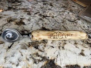 Vail, Colorado Souvenir Ice Cream Scoop Hand made Wood Handle - Picture 1 of 5