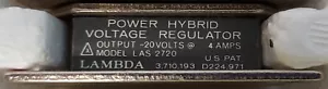 '1 PIECE' - PN# LAS2720, LAS-2720 - LAMBDA - POWER HYBRID VOLTAGE REGULATOR - Picture 1 of 6
