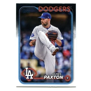 2024 Topps Update Series Baseball James Paxton Base US27 Los Angeles Dodgers - Bild 1 von 1