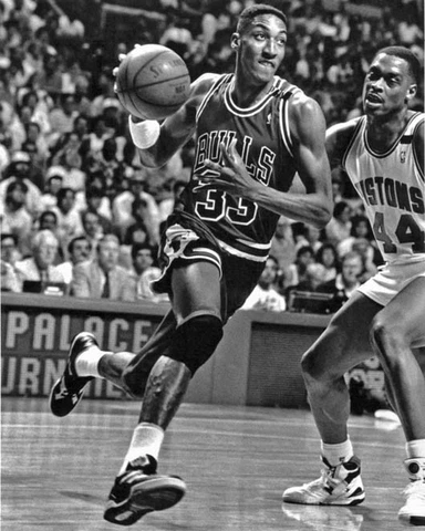 1989 Chicago Bulls SCOTTIE PIPPEN Glossy 8x10 Photo Print Basketball Poster Cover