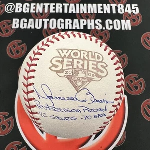 Mariano Rivera Signed 2009 World Series Logo Baseball Inscribed Steiner - Picture 1 of 2