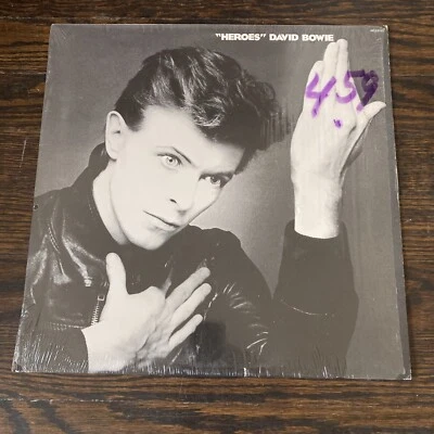 David Bowie - Heroes - 1977 US 1st Press Album in Shrink W/45rpm French Version - Image 1 of 4