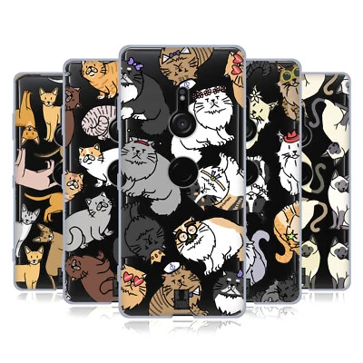 HEAD CASE DESIGNS CAT BREED PATTERNS SOFT GEL CASE FOR SONY PHONES 1 - Image 1 of 4