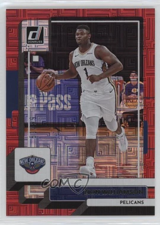 2022-23 Panini Donruss Choice Red 61/99 Zion Williamson #164