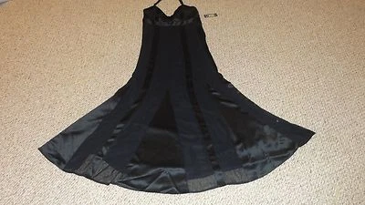 全新 女士 黑色 FORMAL 全长连衣裙 JESSICA MCCLINTOCK 尺码 5/6 — 第 1/4 张图片