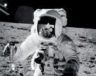 Astronaut Alan Bean on the moon landing photo wall art poster print space