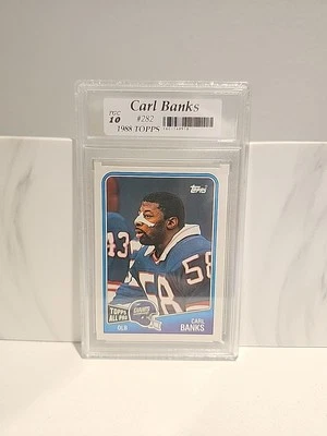 💎💎 1988 Topps Carl Banks #282 💎 GRADED FGC10 MINT 💎💎  - Image 1 of 2