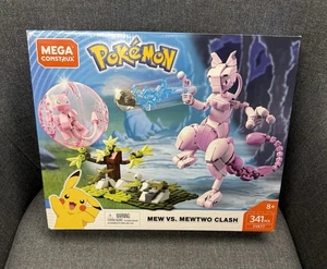 2018 Mega Construx Pokémon Mew vs. Mewtwo Clash FVK77: New Factory Sealed Box 🔥 - Picture 1 of 18