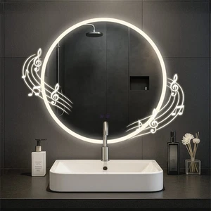 Wandspiegel Badspiegel mit Bluetooth Badezimmer LED Beleuchtung Laconia 70 - Bild 1 von 4