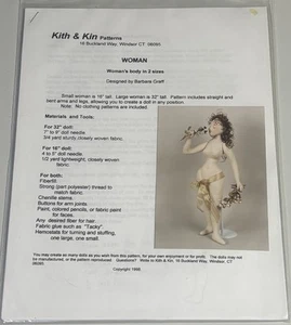 Kith & Kin Patterns - Woman’s Body in 2 Sizes by Barbara Graff - Sewing Pattern - Picture 1 of 2