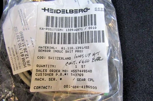 Baumer Inductive Prox Sensor IFR 12.26.31/K850 - Heidelburg 61.110.1391/02 (L35) - Picture 1 of 3