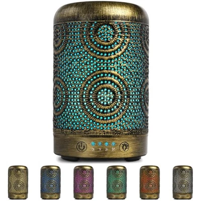 Aroma Diffuser, 100ml Metall Aromatherapie Raumduft Diffusor ätherische Öle, ... - Bild 1 von 4