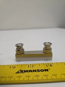 Agilent 1250-1499 Male-Bnc To Male-Bnc Coaxial Adapter - Picture 1 of 5