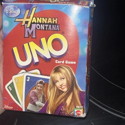 Hannah Montana UNO Card Game 2007 Mattel Disney COMPLETE  - Image 1 of 4